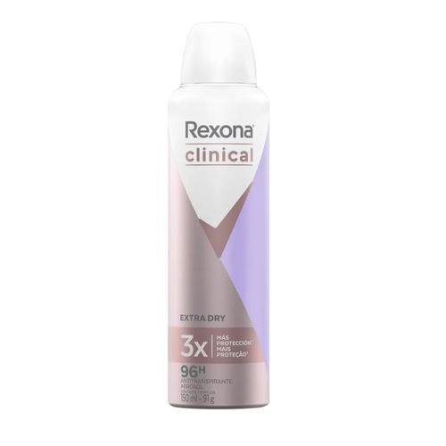 REXONA AER CLINICAL FEM EXTRA DRY 150ML