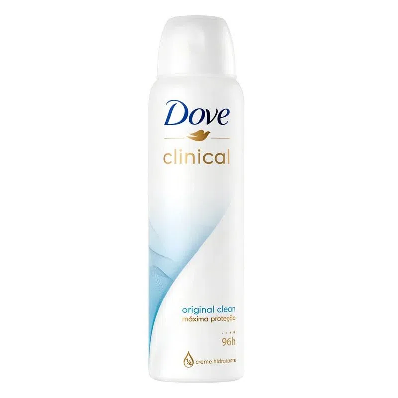 DOVE AER CLINICAL FEM ORIGINAL CLEAN 91G 150ML