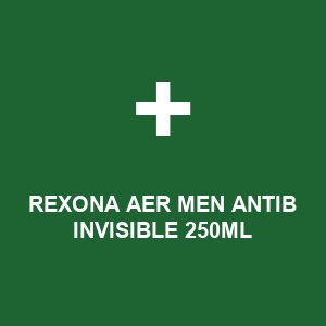 REXONA AER MEN ANTIB INVISIBLE 250ML