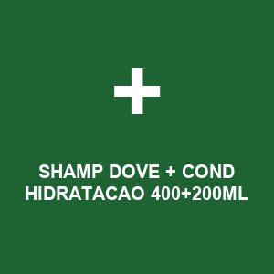 SHAMP DOVE + COND HIDRATACAO 400+200ML