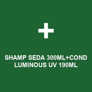 SHAMP SEDA 300ML+COND LUMINOUS UV 190ML