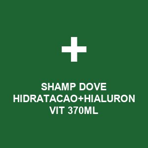 SHAMP DOVE HIDRATACAO+HIALURON VIT 370ML