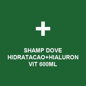 SHAMP DOVE HIDRATACAO+HIALURON VIT 600ML