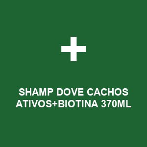 SHAMP DOVE CACHOS ATIVOS+BIOTINA 370ML