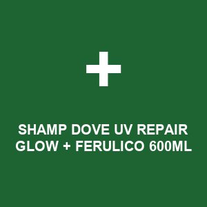SHAMP DOVE UV REPAIR GLOW + FERULICO 600ML