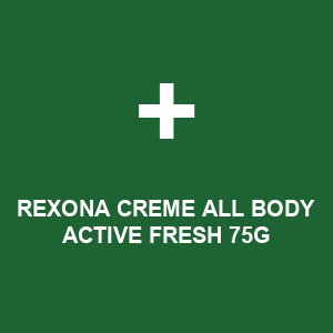REXONA CREME ALL BODY ACTIVE FRESH 75G