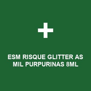 ESM RISQUE GLITTER AS MIL PURPURINAS 8ML