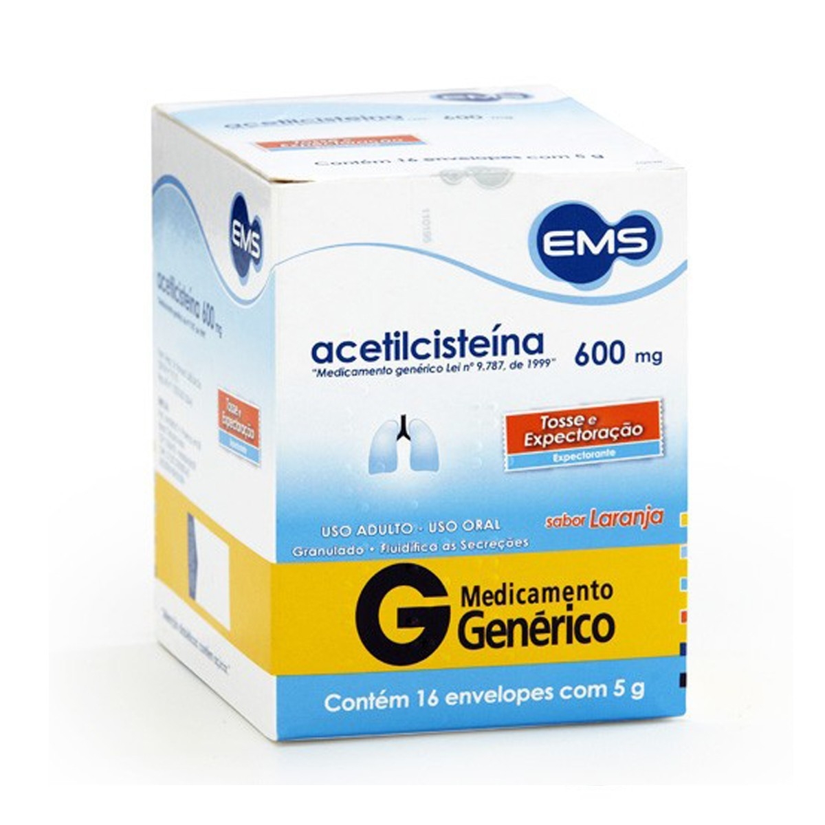 ACETILCISTEINA GEN EURO 600MG C/16 ENV5G
