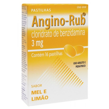 ANGINO RUB MEL E LIMAO C/16 PAST
