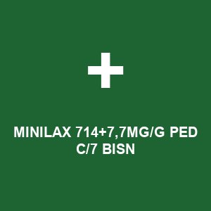 MINILAX 714+7,7MG/G PED C/7 BISN