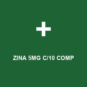 ZINA  5MG C/10 COMP