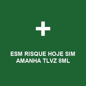 ESM RISQUE HOJE SIM AMANHA TLVZ 8ML