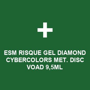 ESM RISQUE GEL DIAMOND CYBERCOLORS MET. DISC VOAD 9,5ML
