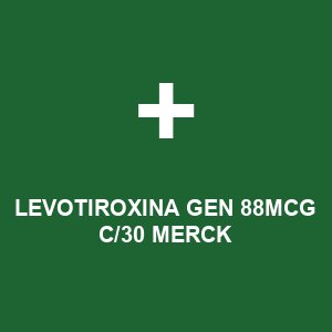LEVOTIROXINA GEN  88MCG C/30 MERCK