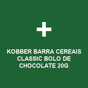 KOBBER BARRA CEREAIS CLASSIC BOLO DE CHOCOLATE 20G