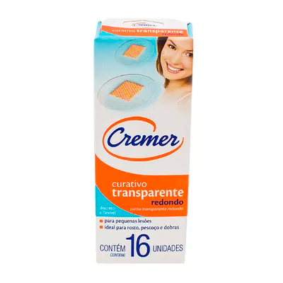 CURATIVOS CREMER REDONDO TRANSP  C/16