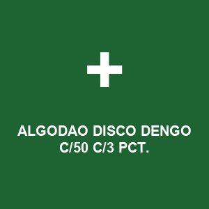 ALGODAO DISCO DENGO C/50 C/3 PCT.