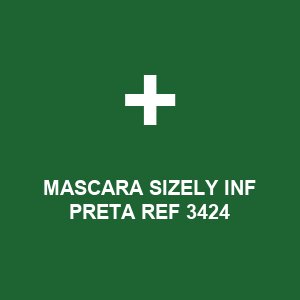 MASCARA SIZELY INF PRETA REF 3424