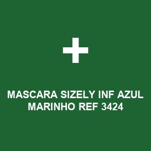 MASCARA SIZELY INF AZUL MARINHO REF 3424