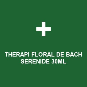 THERAPI  FLORAL DE BACH SERENIDE 30ML