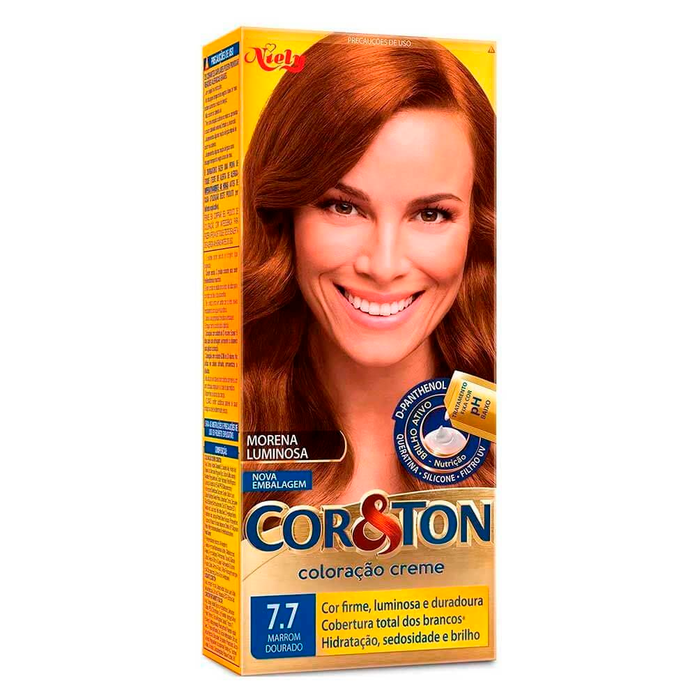TINT COR & TON  7.7 MARRON DOURD 50G