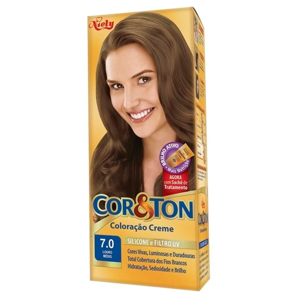 TINT COR & TON  7  LOU MEDIO 50G