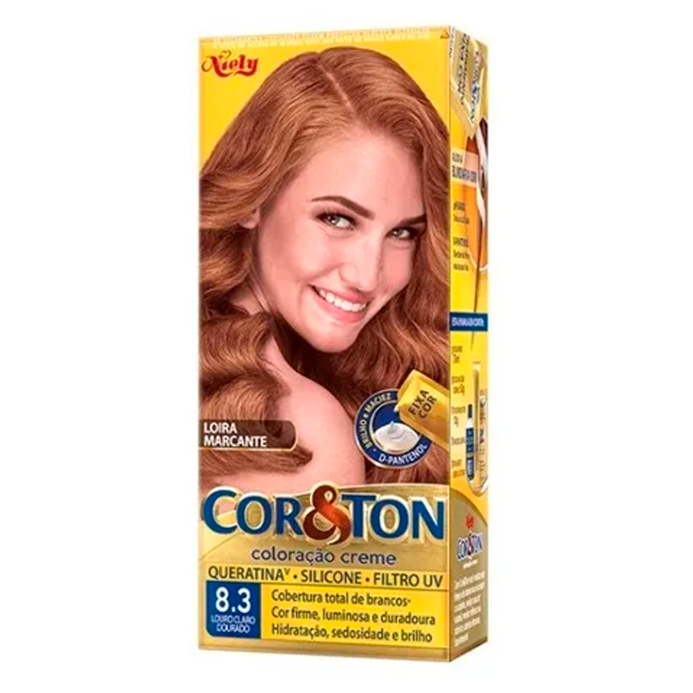 TINT COR & TON  8.3 LOU CL DOURRADO 50G