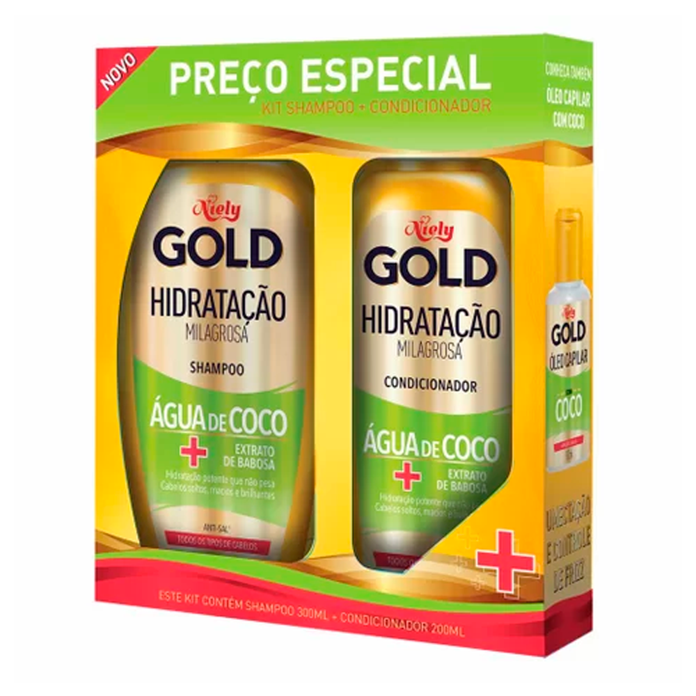 NIELY GOLD SHAMP + COND NUT PODEROSA