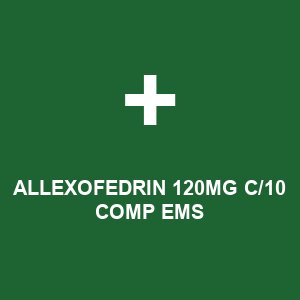 ALLEXOFEDRIN 120MG C/10 COMP EMS