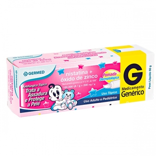 NISTATINA+OXIDO ZINCO GEN GERMED 60G