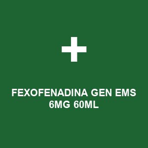 FEXOFENADINA GEN EMS 6MG 60ML