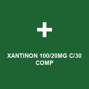 XANTINON 100/20MG C/30 COMP