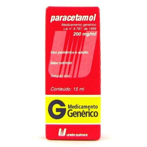 PARACETAMOL UNIAO 15ML