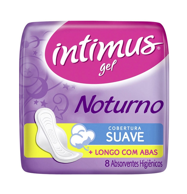ABS INTIMUS NOTURNO SUAVE C/AB C/8