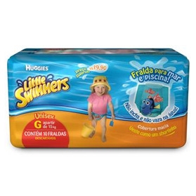 FRAL HUGGIES PISCINA M/G C/10