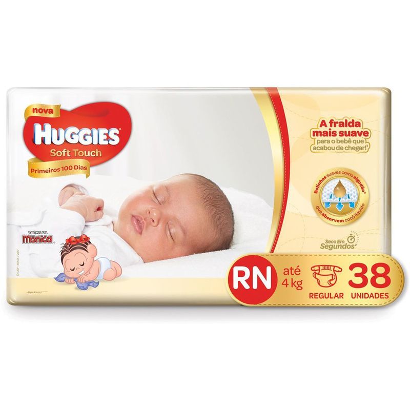 FRAL HUGGIES NATURAL CARE RN C/34