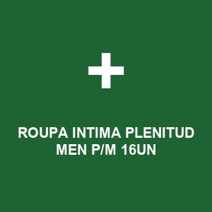 ROUPA INTIMA PLENITUD MEN P/M 16UN