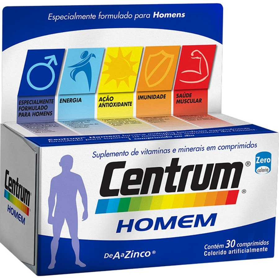 CENTRUM HOMEM C/30 CP