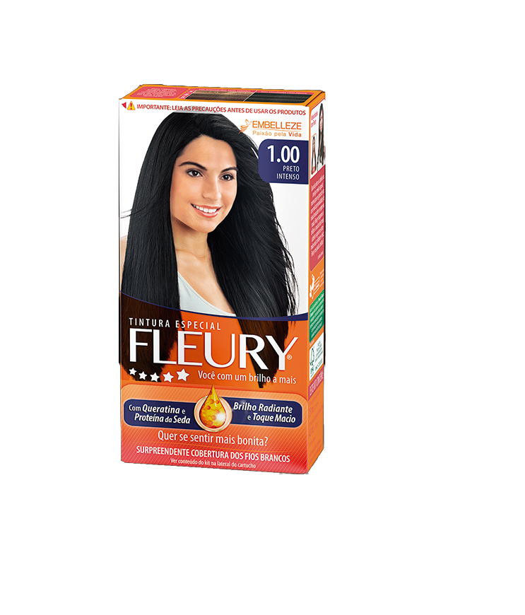 TINT FLEURY  1.00 PRETO INTENSO