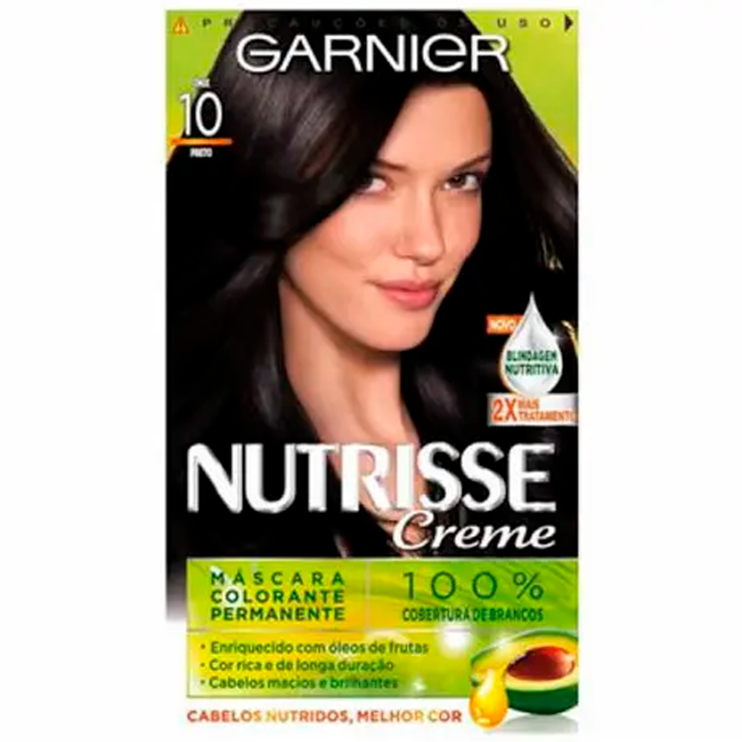 TINT NUTRISSE  KIT 10 PRETO