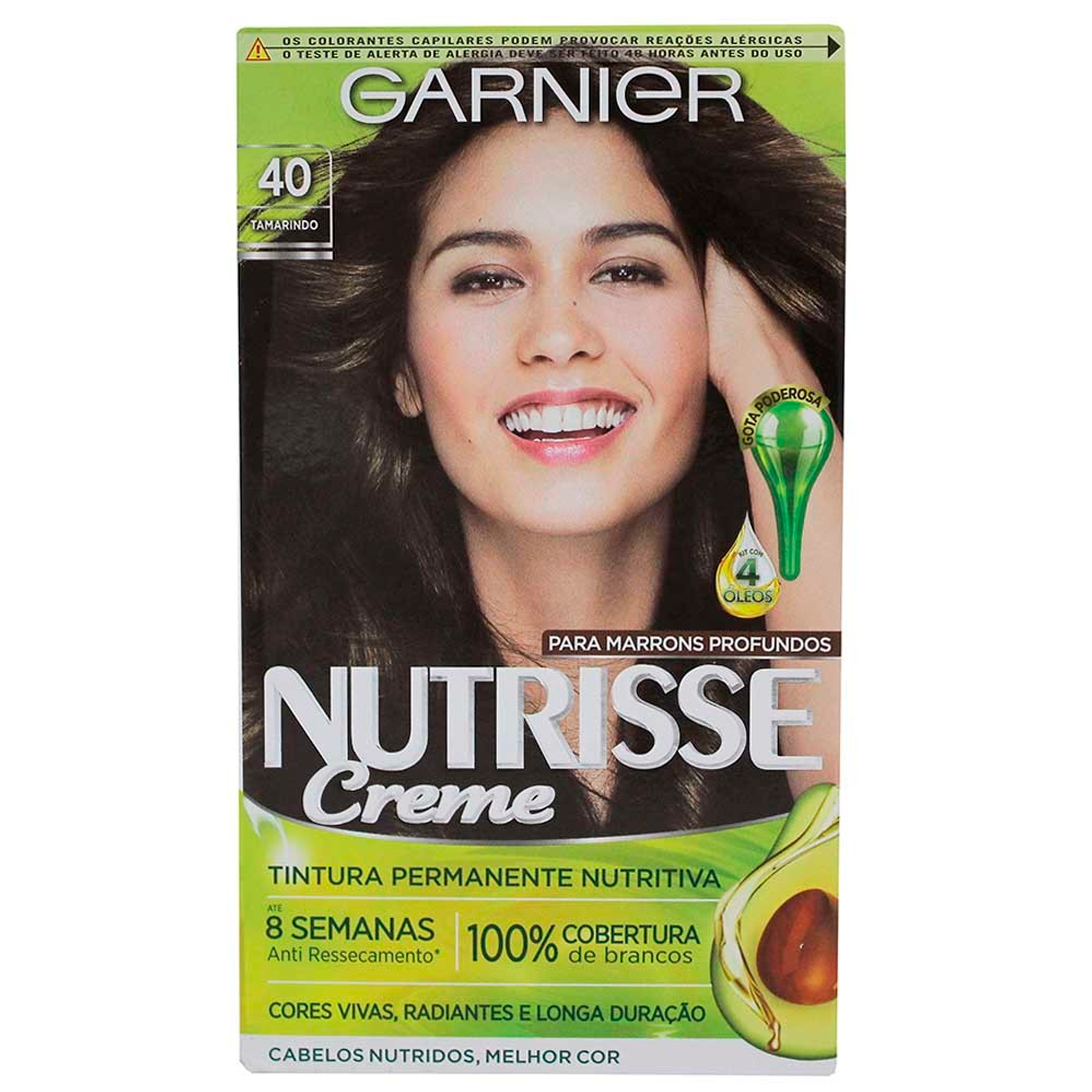 TINT NUTRISSE  KIT 40 CASTANHO