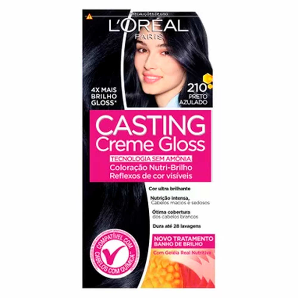 TINT CASTING GLOSS  210 PRETO AZULADO