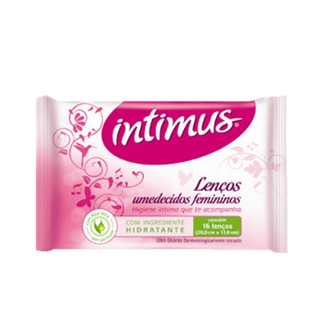 LENCOS UMED.INTIMUS FEM C/16 UNID