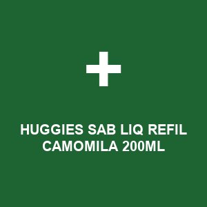 HUGGIES SAB LIQ REFIL CAMOMILA 200ML