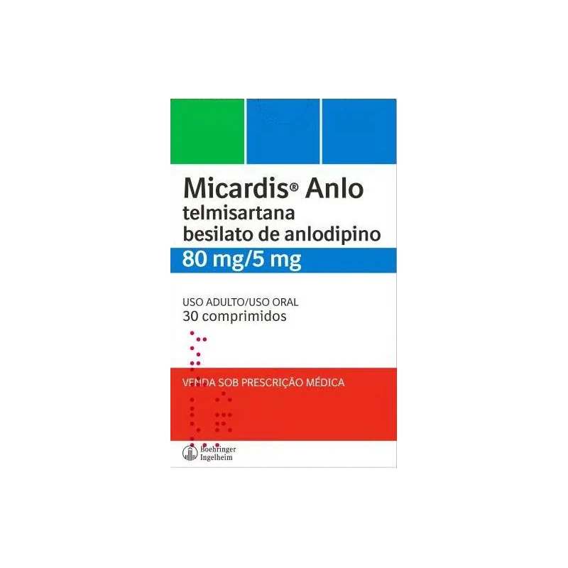 MICARDIS ANLO 80/5MG C/30 COMP