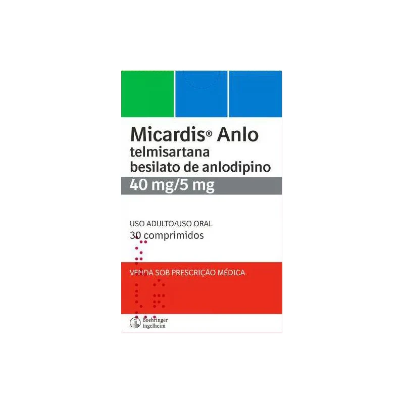 MICARDIS ANLO 40/5MG C/30 COMP