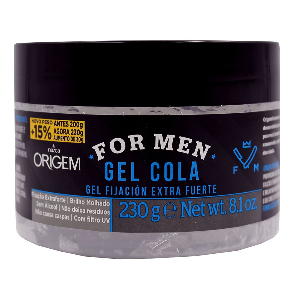 ORIGEM FOR MEN GEL COLA EXTRAFORTE  230G