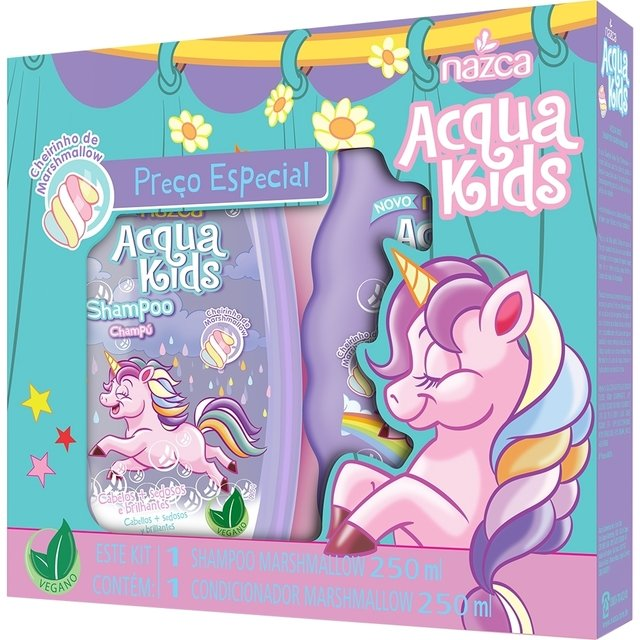SHAMP ACQUA KIDS + COND MARSHMALLOW 250ML