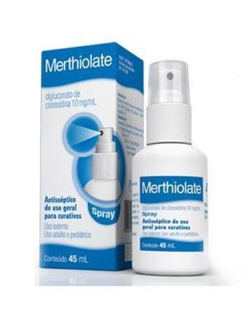 MERTHIOLATE SPRAY LILLY 45 ML