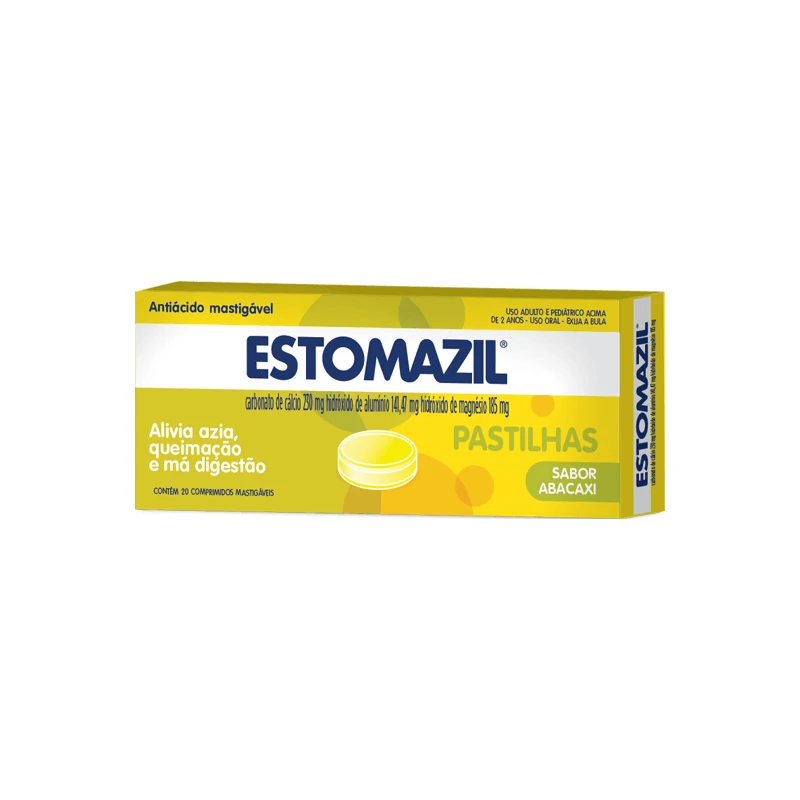 ESTOMAZIL PAST ABACAXI C/20 COMP